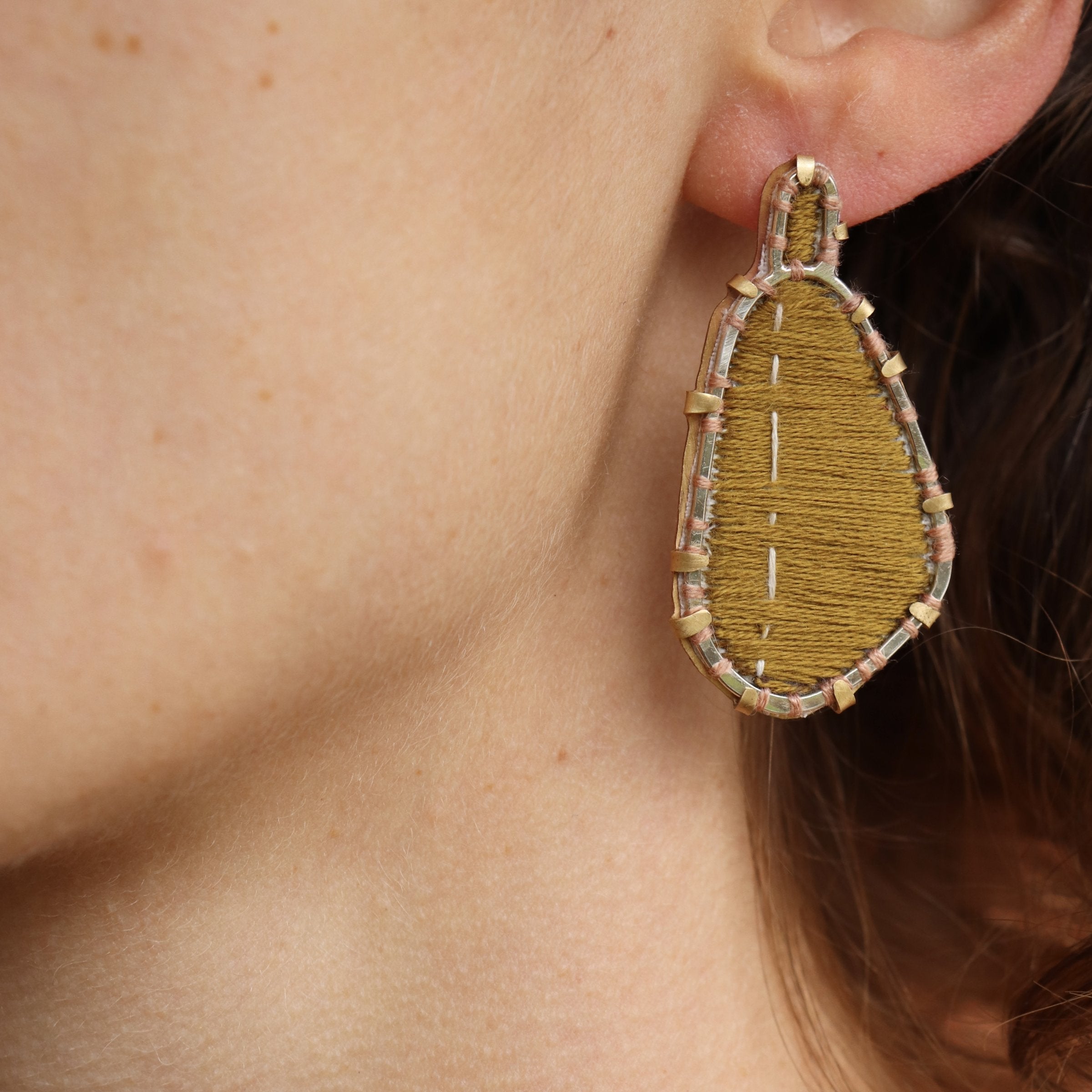 Embroidered Earrings II