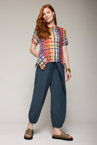 Poplin Ezra Wrap Pant