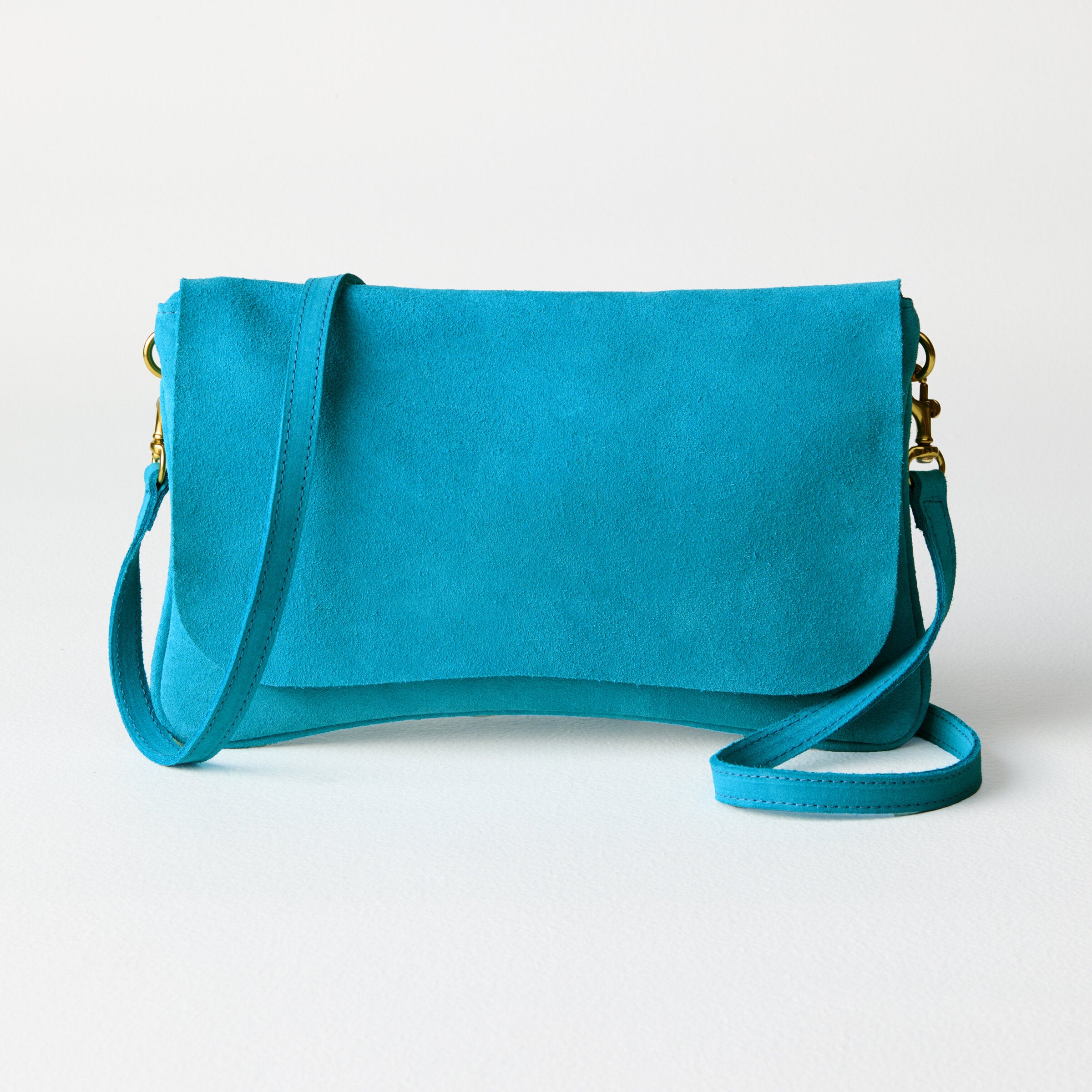 Turquoise Suede