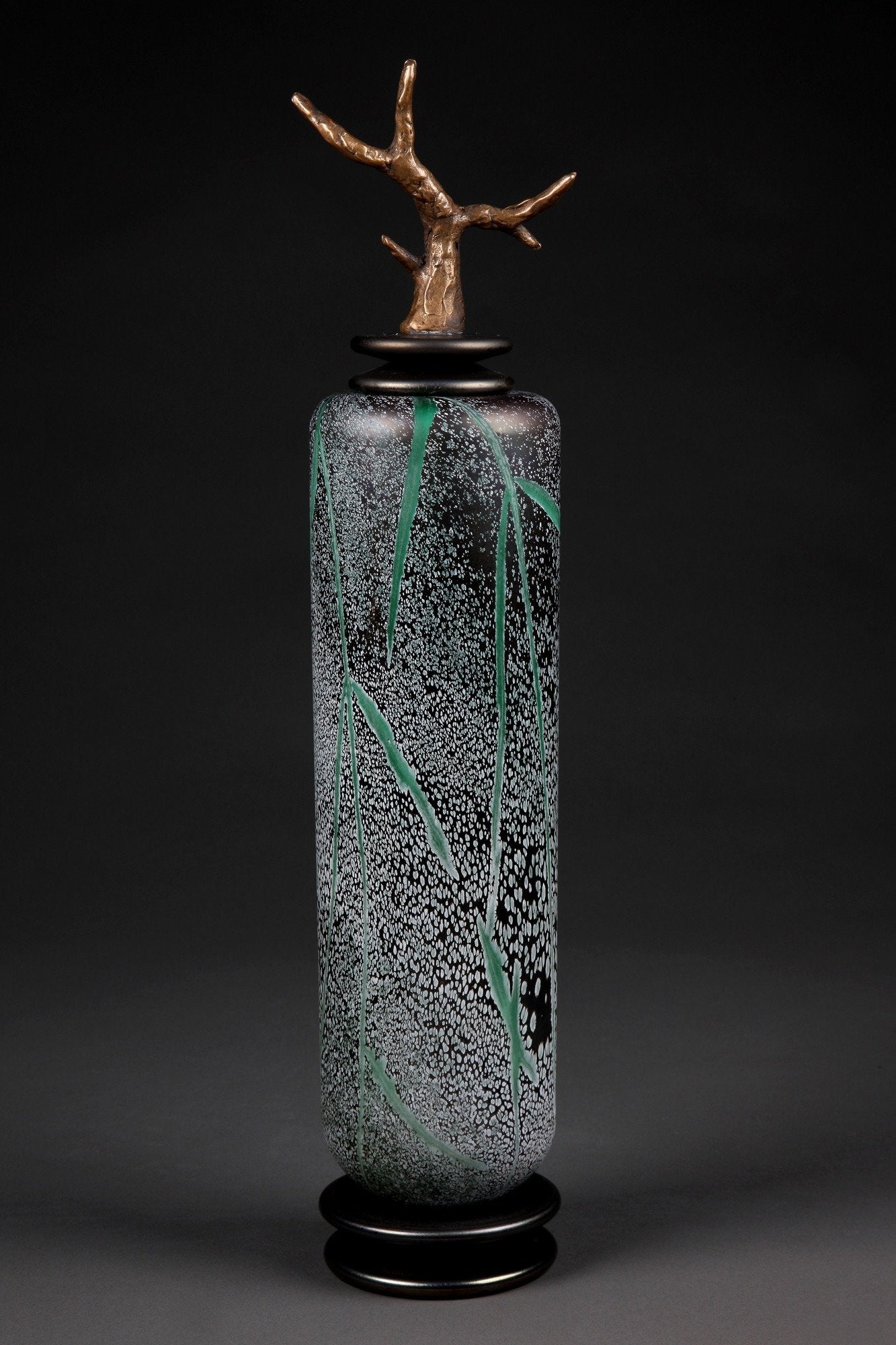 Green Tall Cylinder