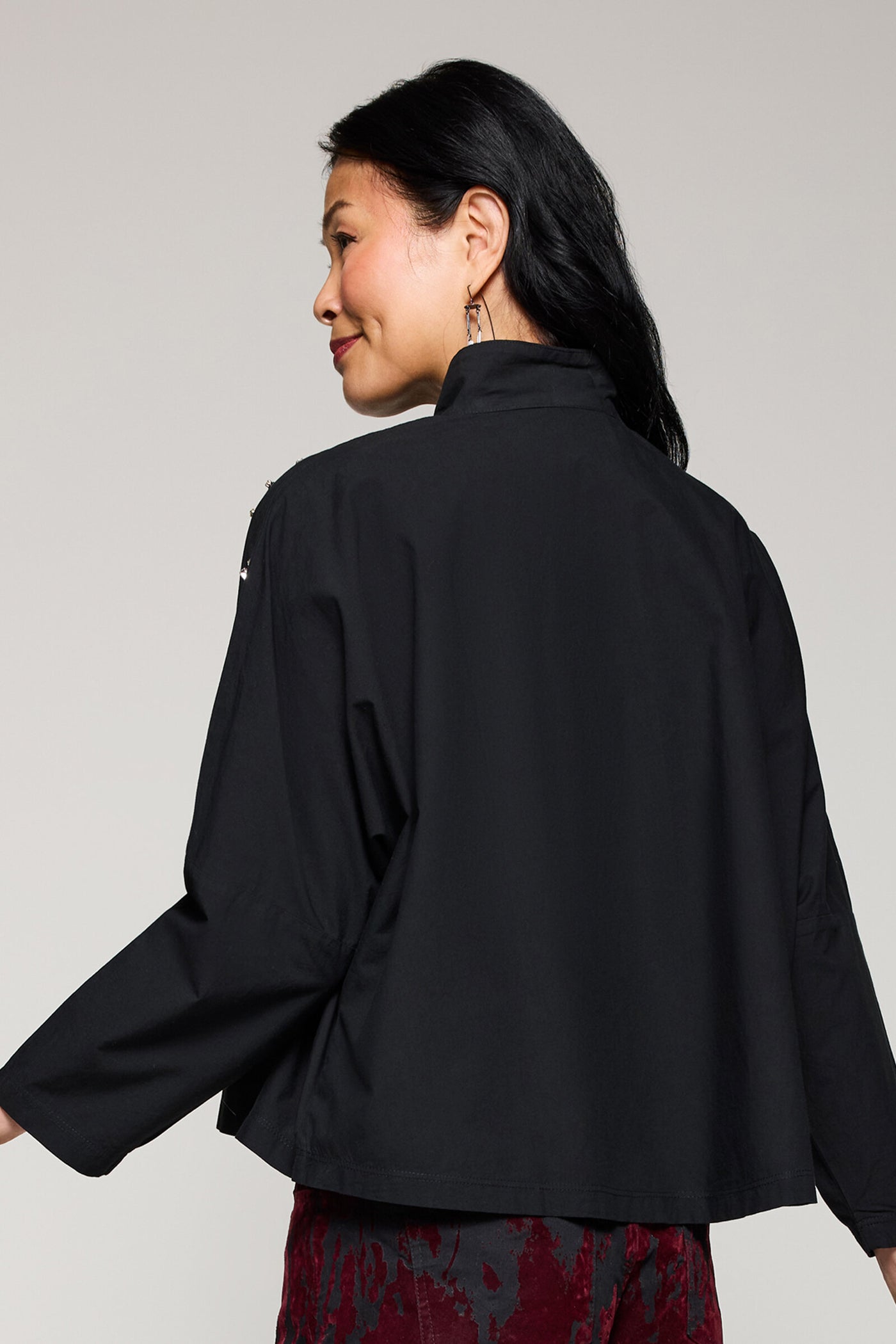 Crop Spangle Shirt