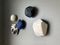 Set of Five Geo Wall Stones