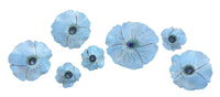 Blue Viola Garland