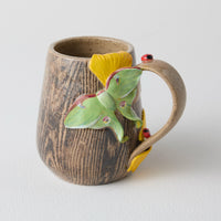 Luna Moth Sculpted Mug