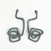 example of the earring's flexibility