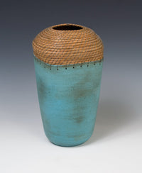 Square Vessel in Turquoise