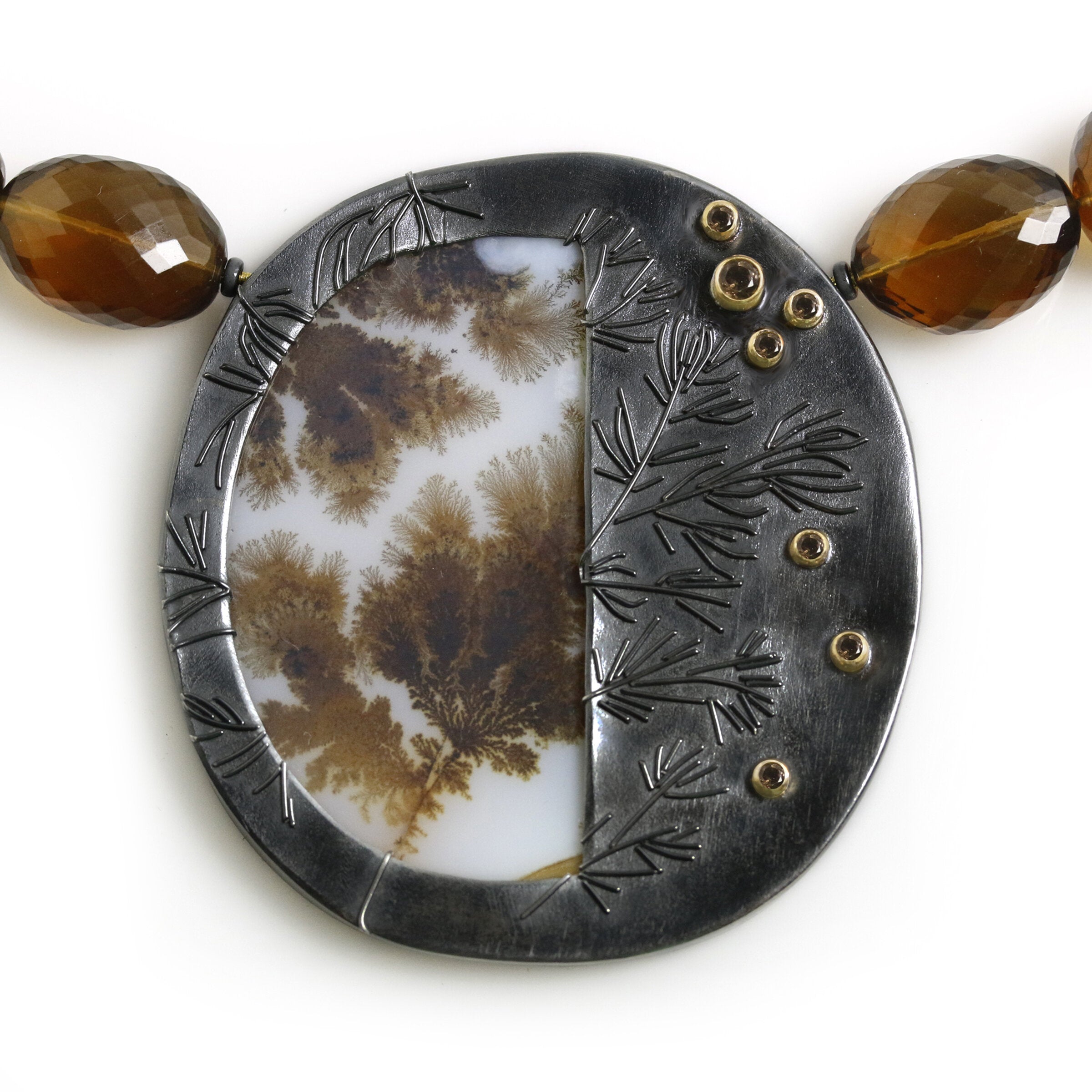 Dendritic Agate Growth Medallion