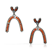 Small Double Arch Segment Earrings