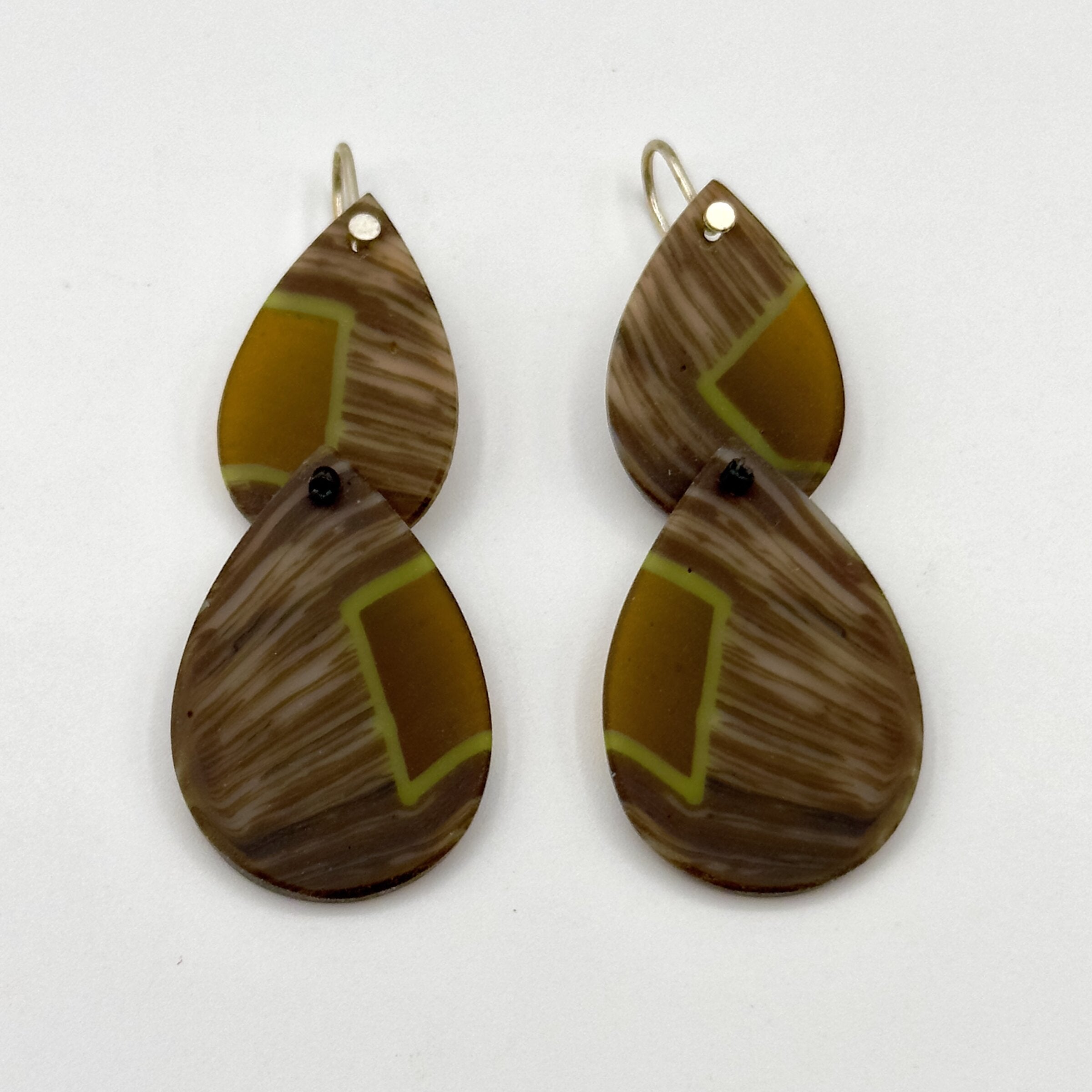 Woodgrain Kinetic Earrings