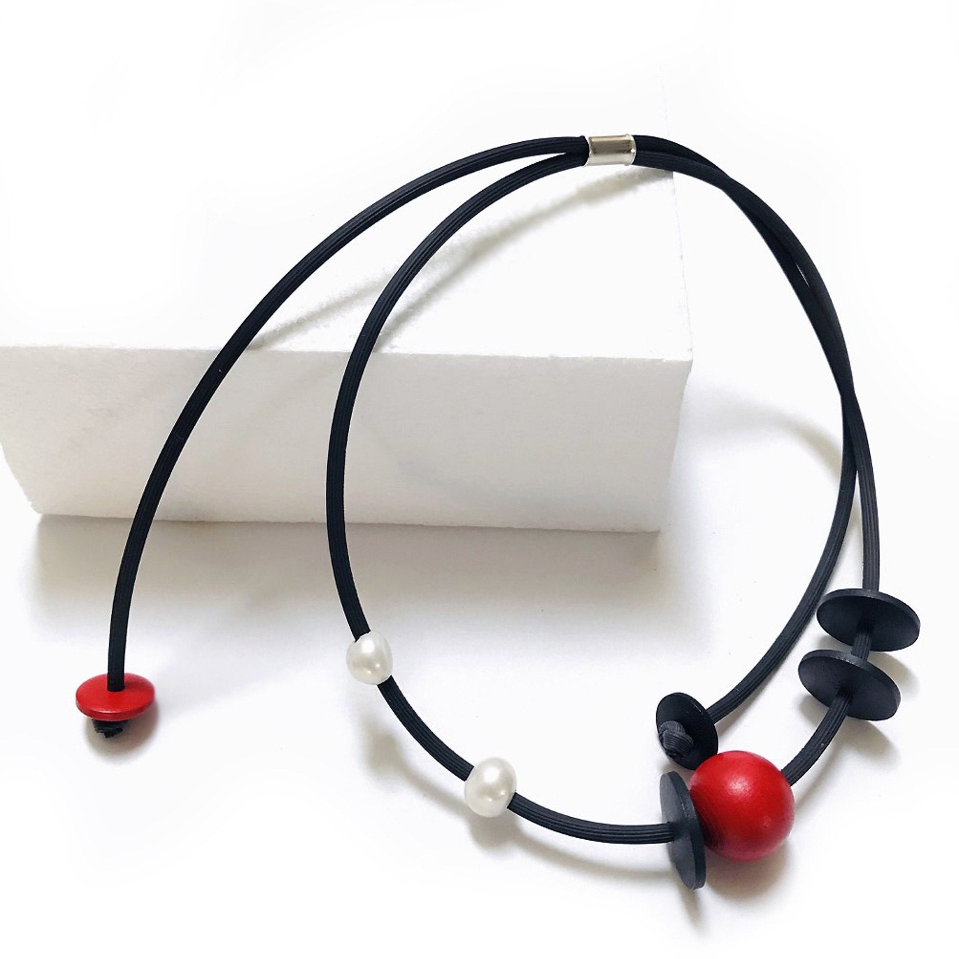 Red Dot Necklace II