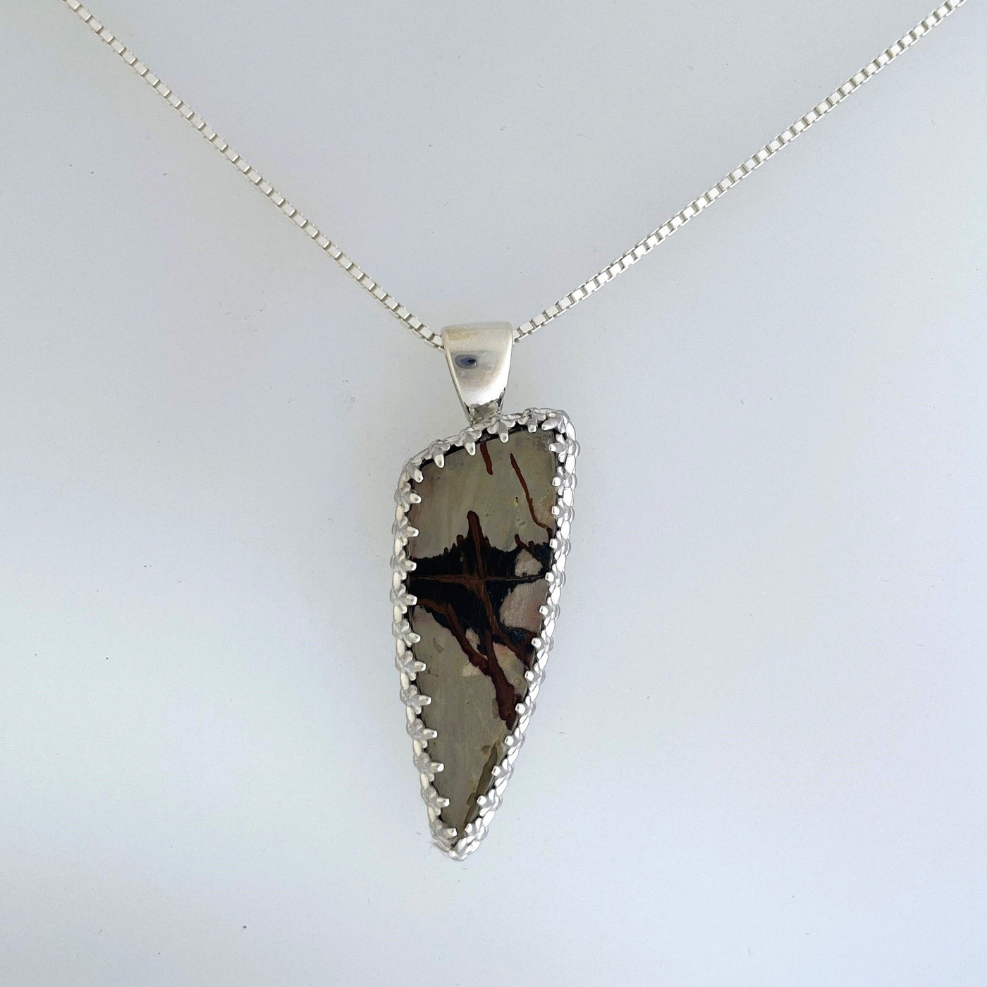 Death Valley Paint Stone Pendant