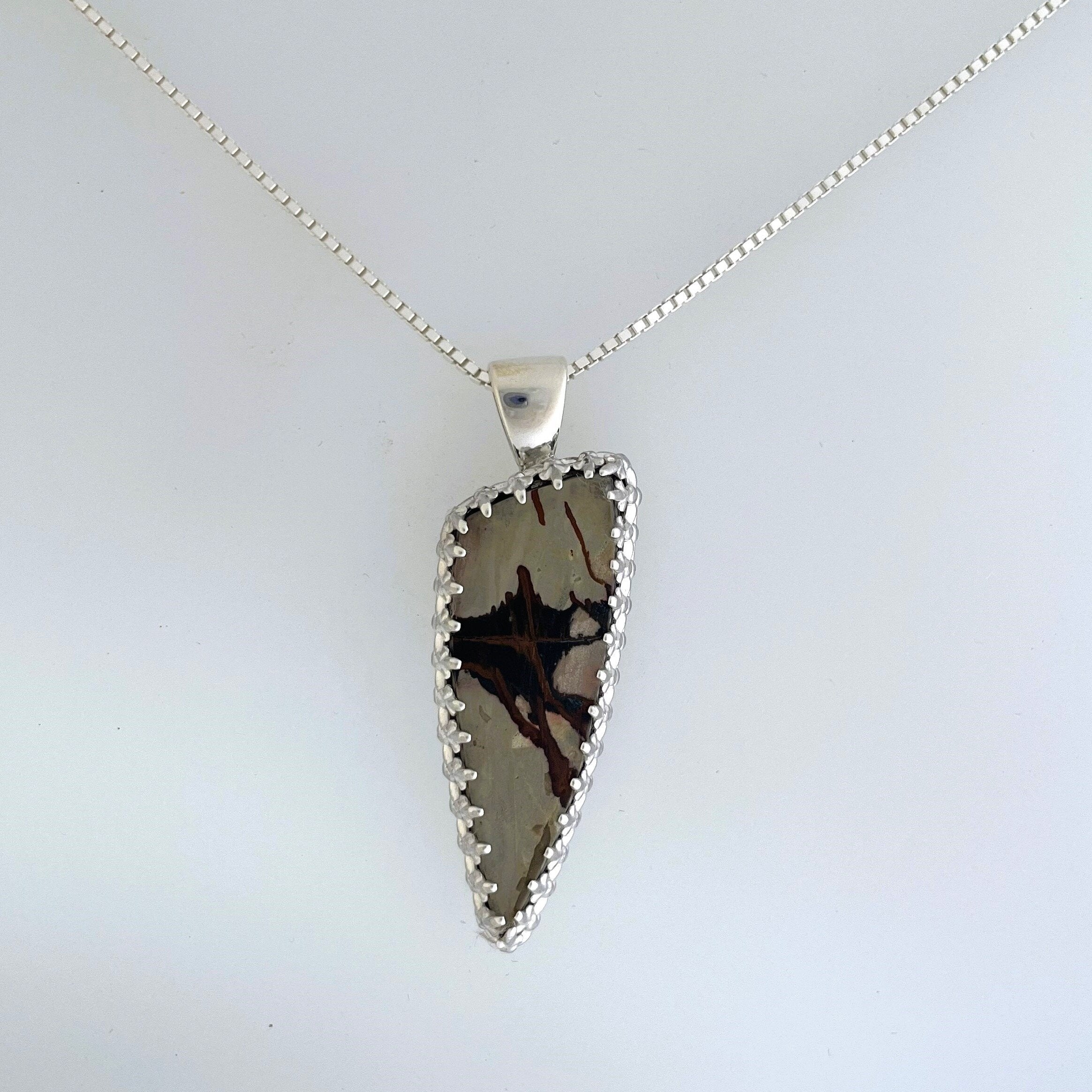 Death Valley Paint Stone Pendant