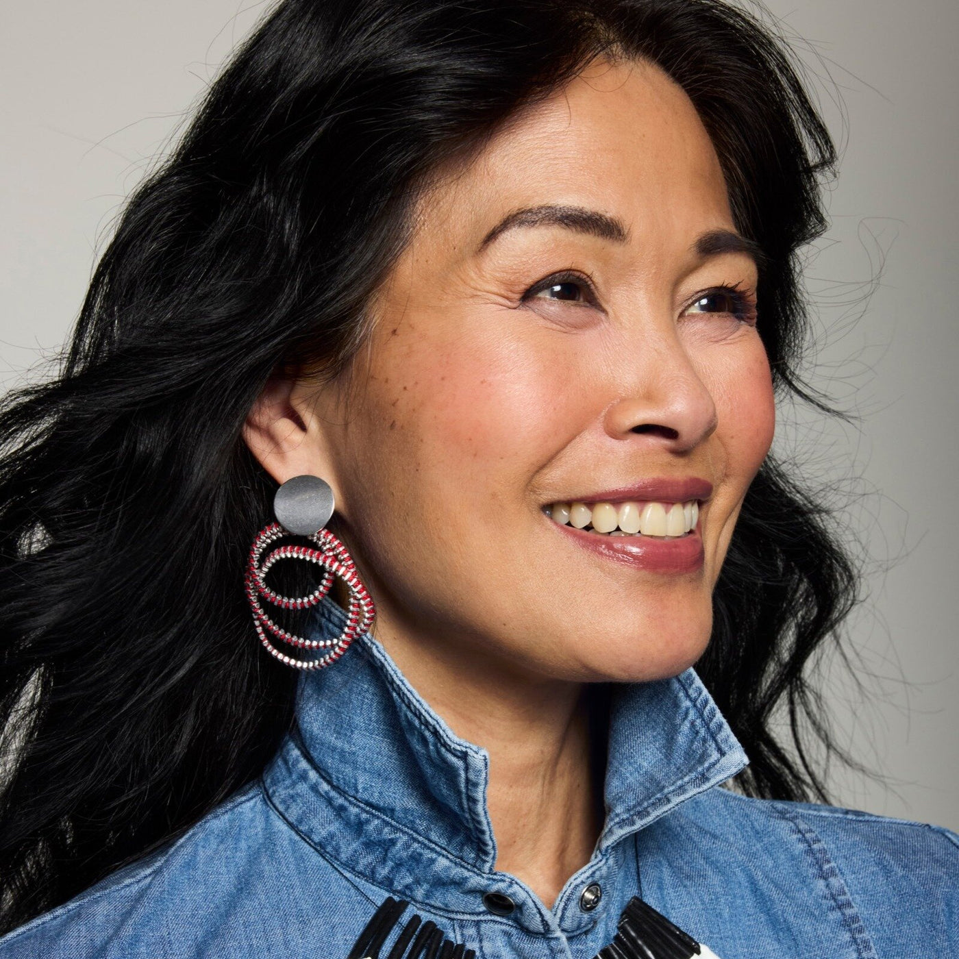 Circle Spiral Earrings
