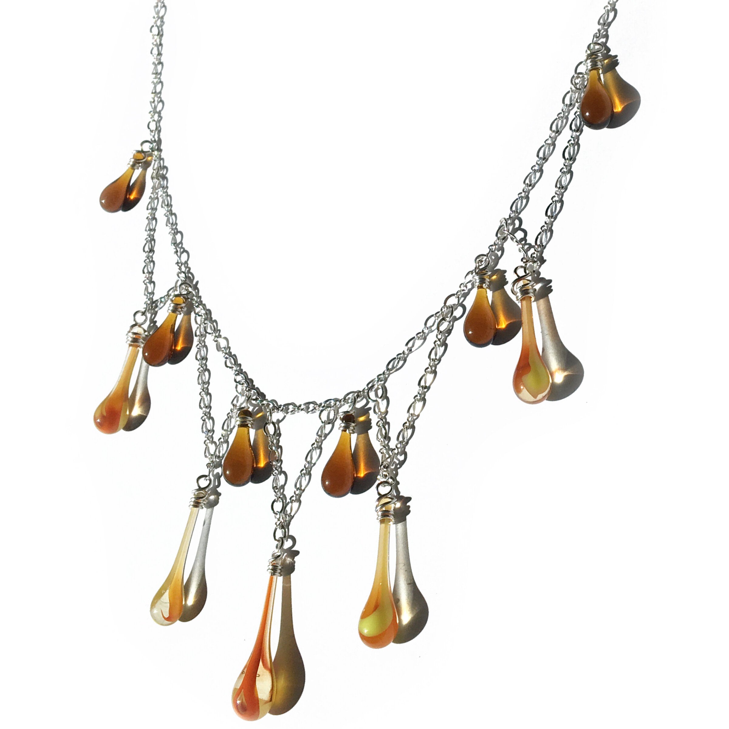 Autumn Light Composition Necklace