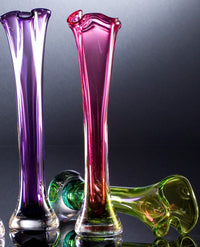 left to right: amethyst, ruby, lime