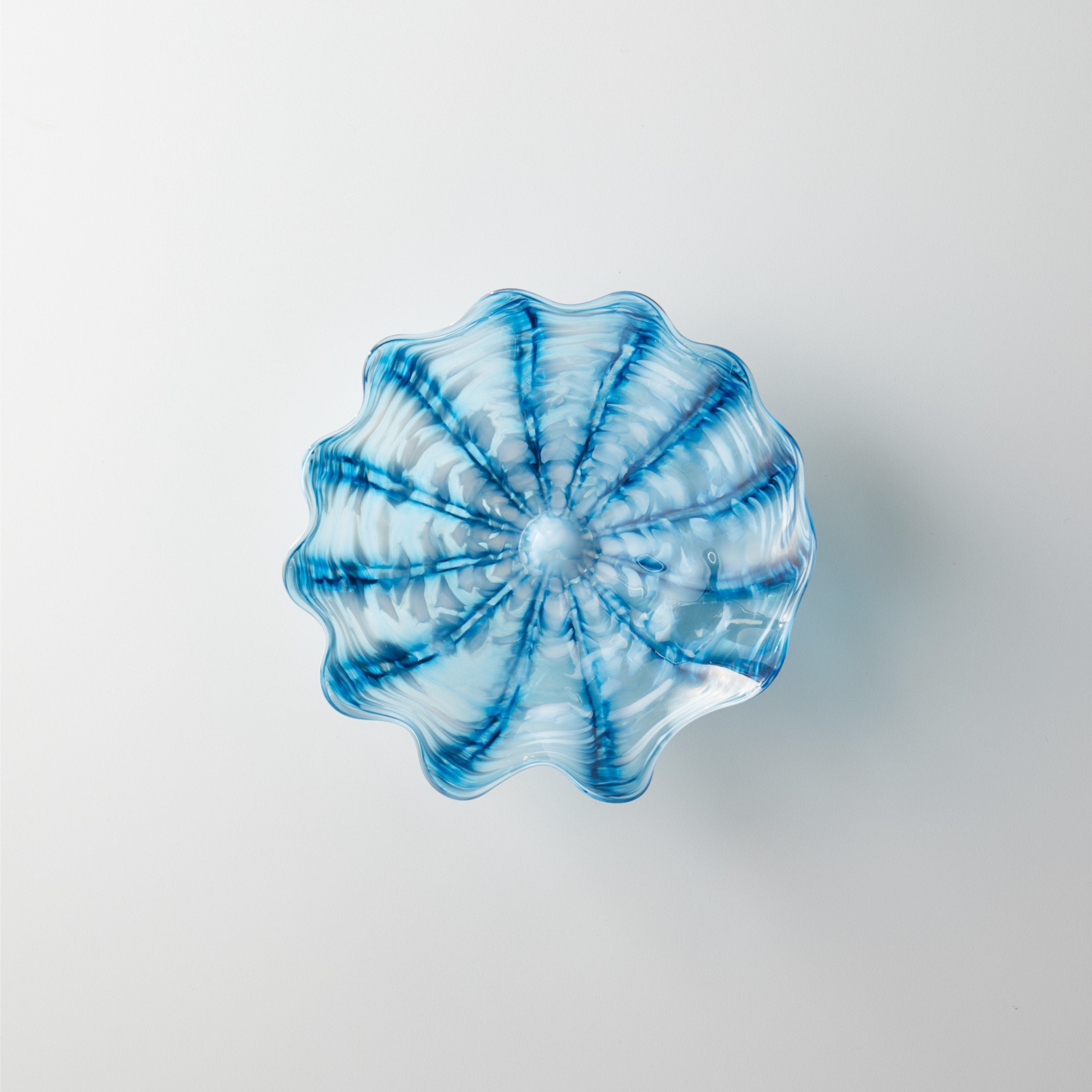 aqua and white, medium