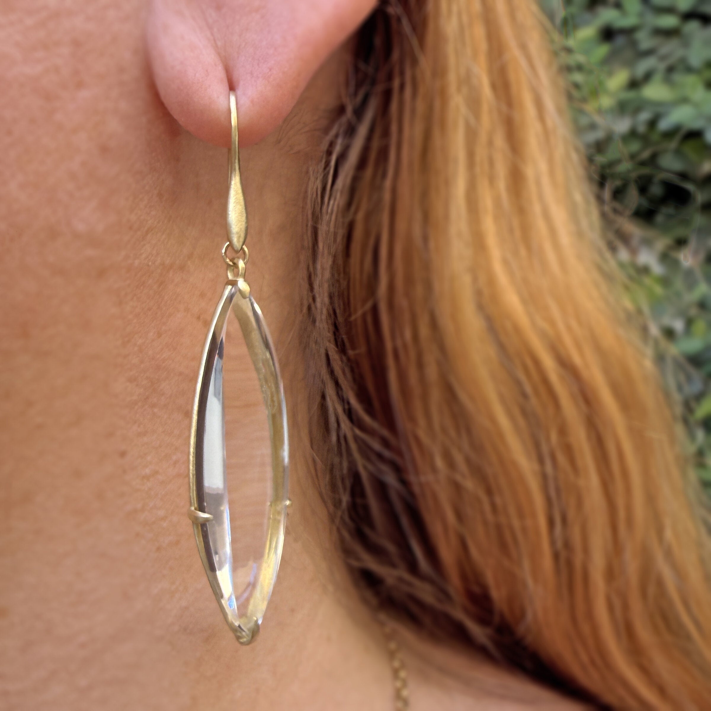 Mirror Marquise Earrings