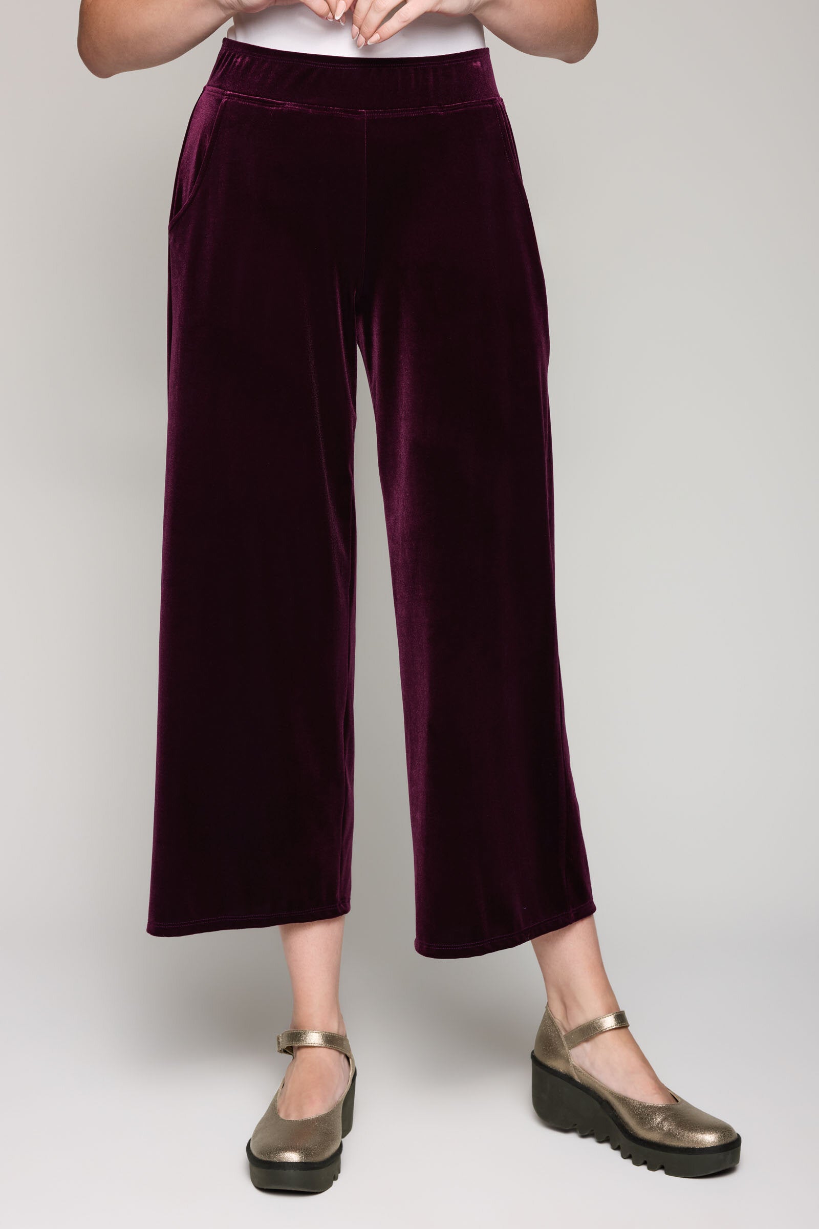 Velvet Serenity Cropped Pant · Artful Home