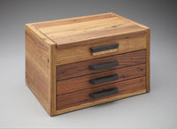 Wormy Chestnut Jewelry Case