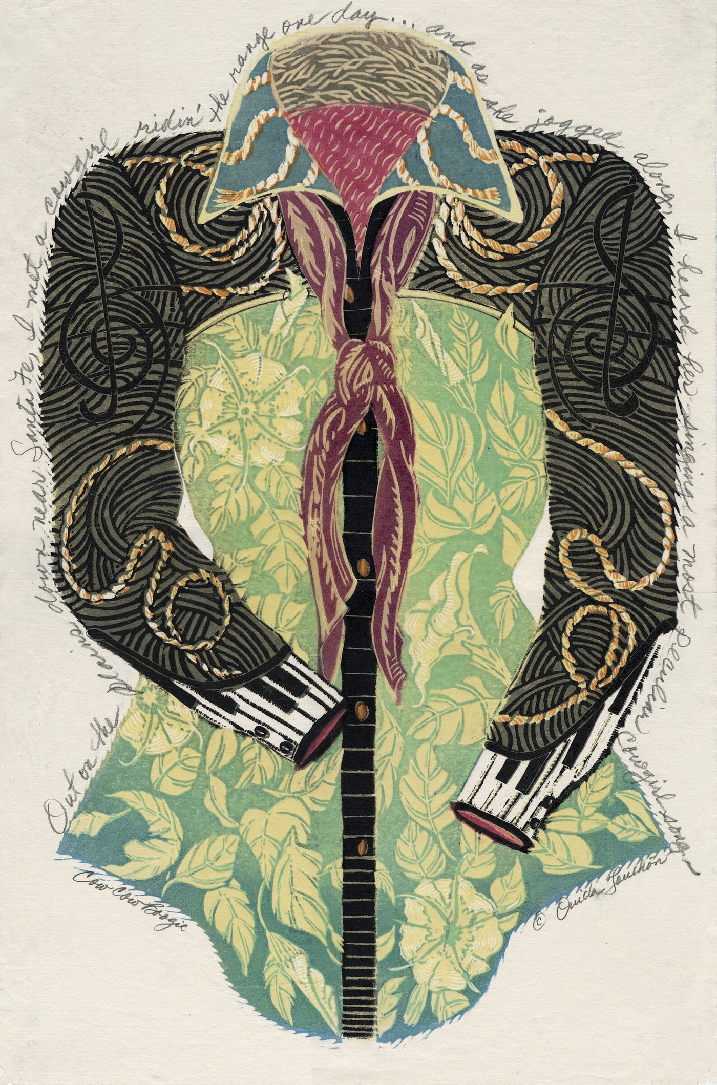 Cow Cow Boogie in Music and Moonflowers