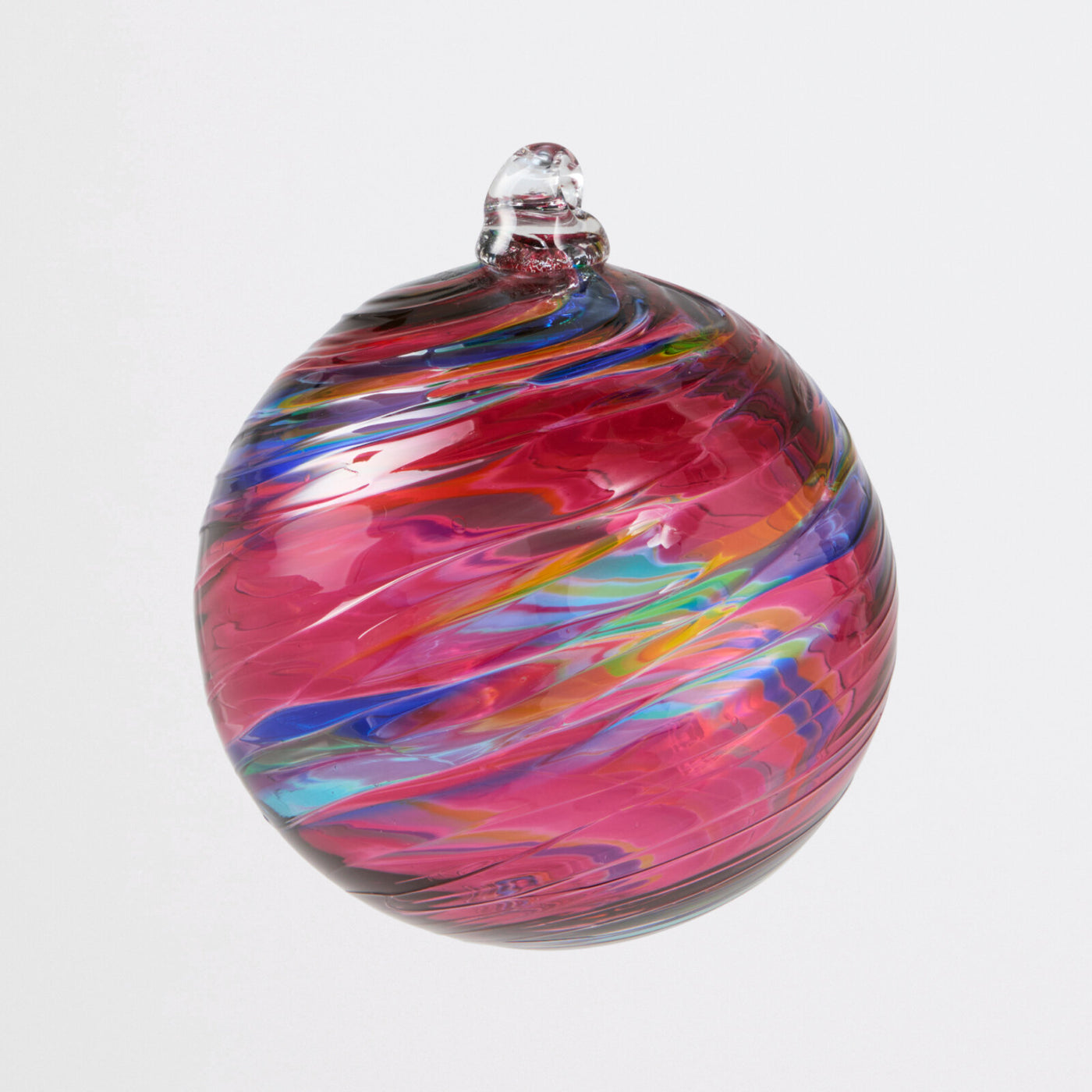 Helix Ball-Rainbow with Cranberry
