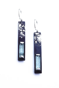 Long Aquamarine Earrings