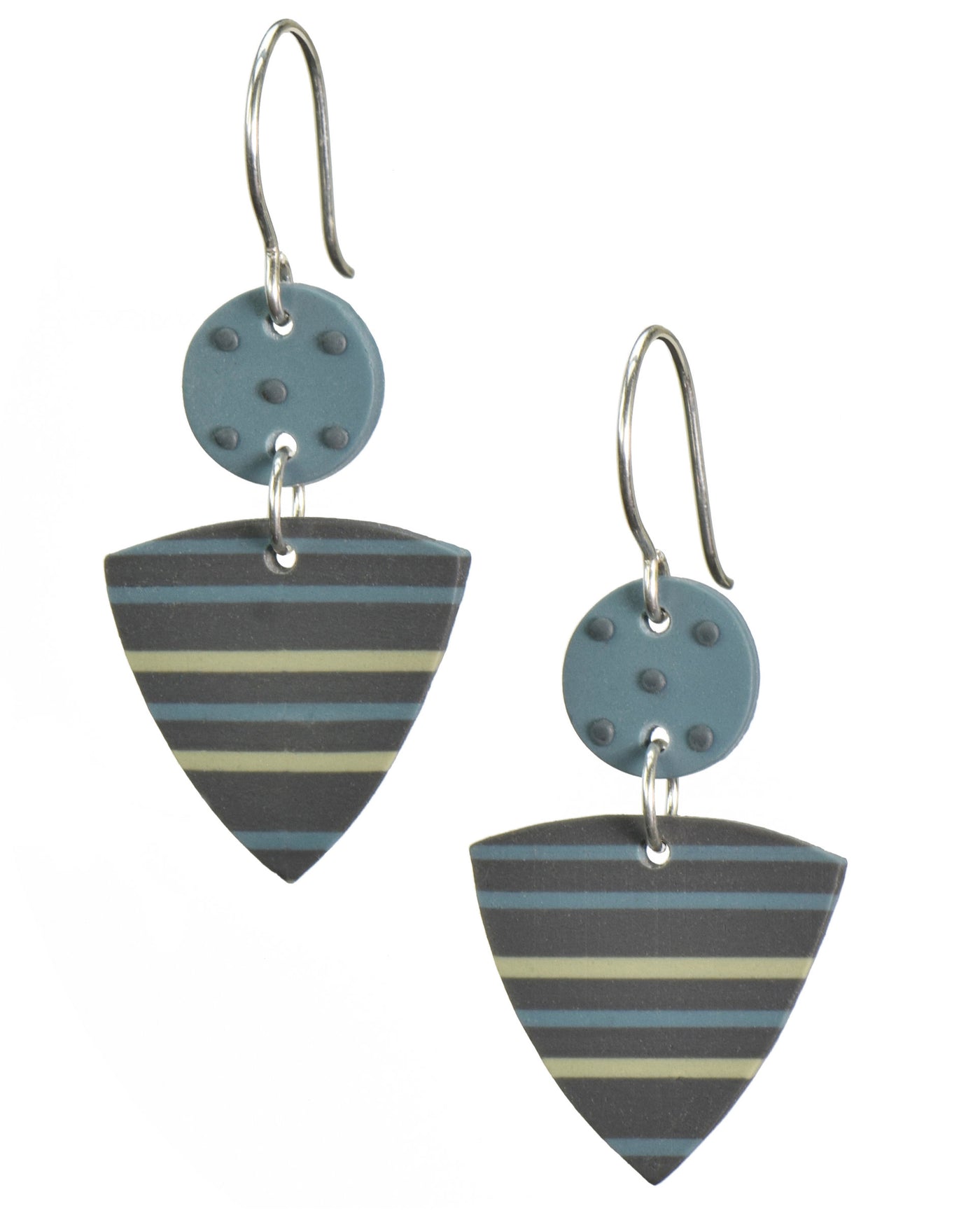 Gray with colored stripes