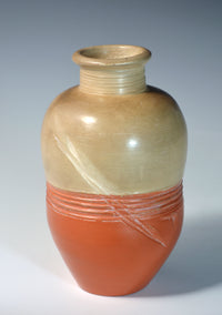 Earth and Sky Saggar-Fired Vase