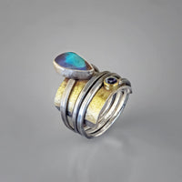 Australian Opal Wrapped Ring