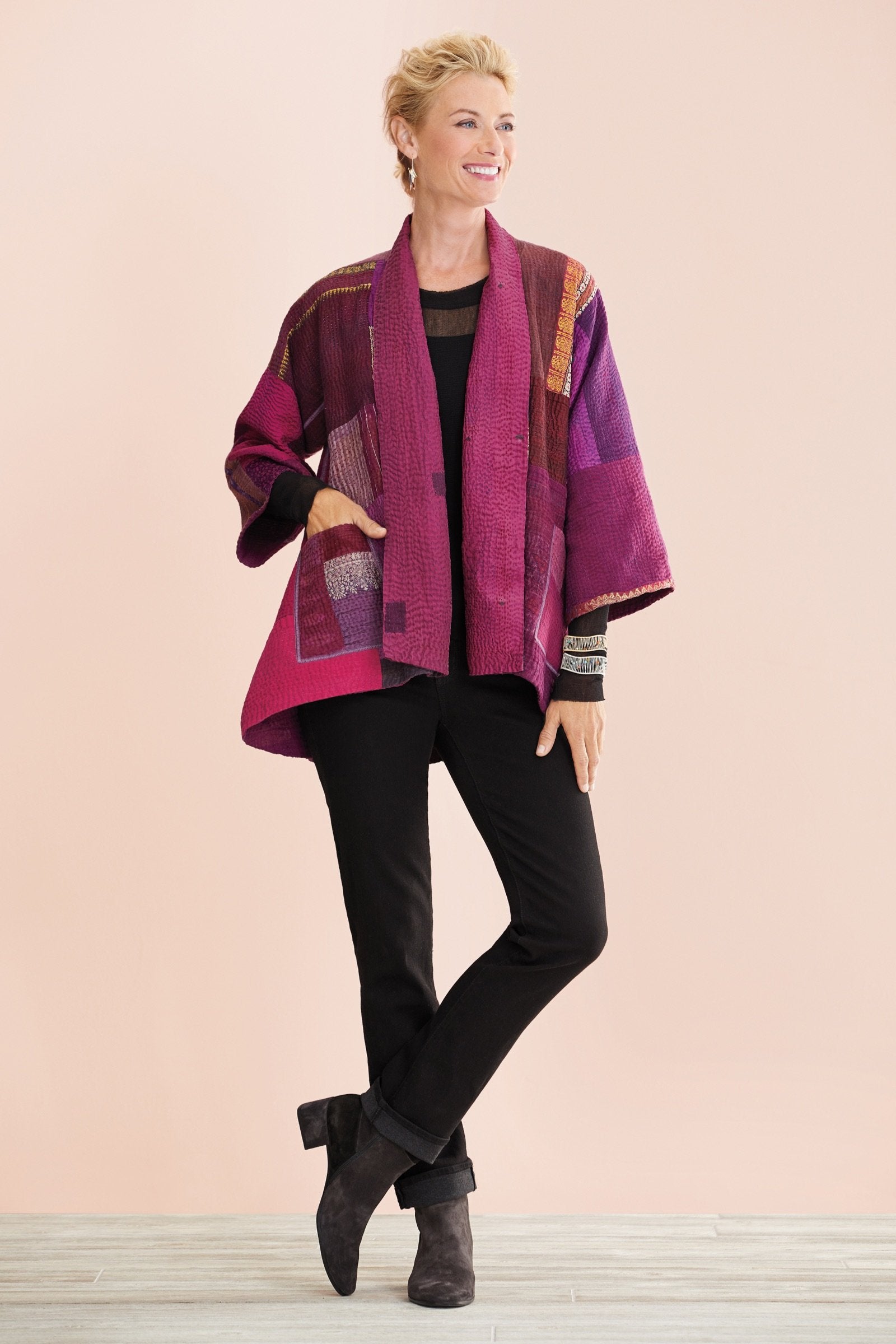begonia, side 1, shown with the runaround sue straight leg jeans by parker smith and the alexy boot by homers