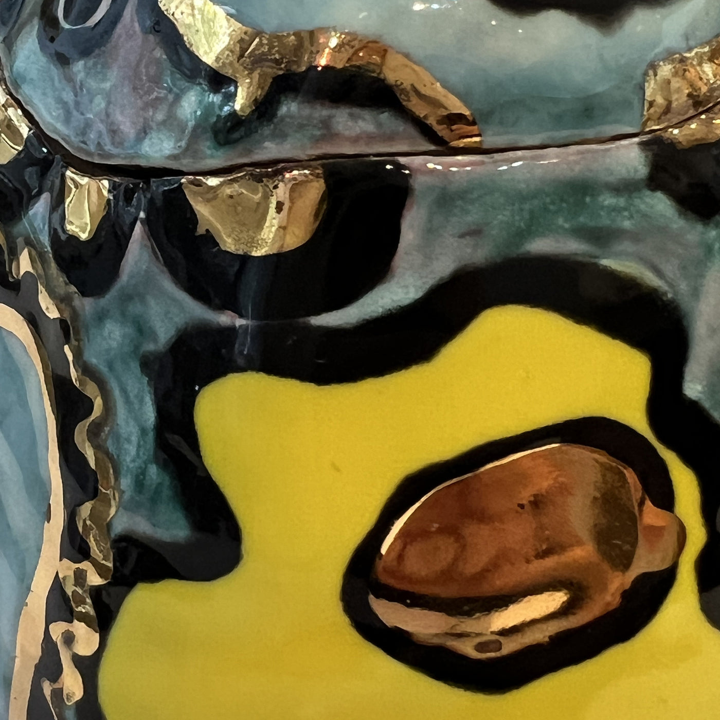 Vibrant Multicolor Ceramic Box