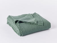 Topanga Matelasse Throw in Juniper