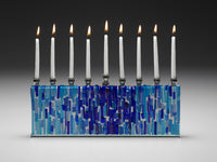 Jerusalem Cobalt Sea Menorah