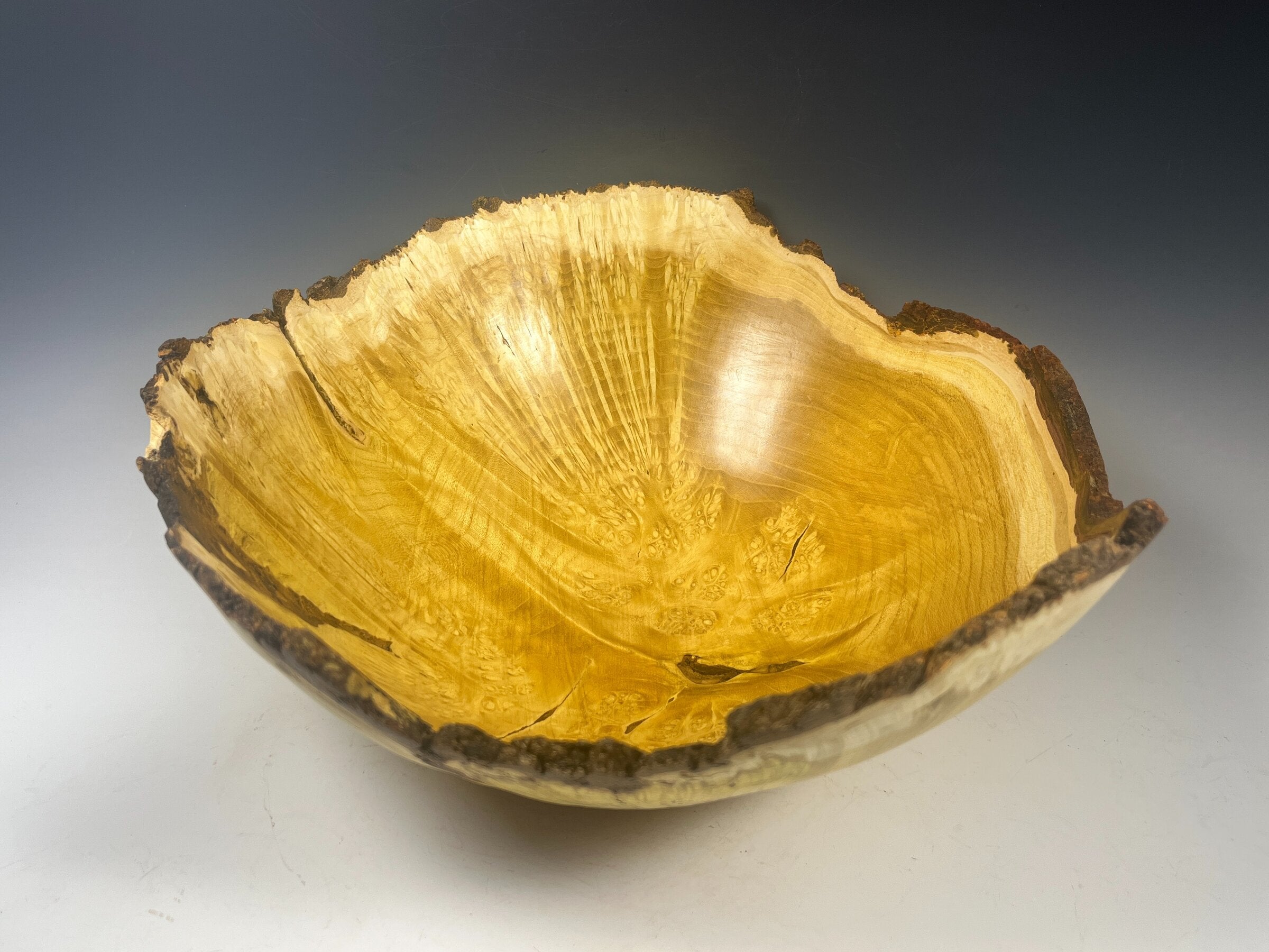 Natural Edge Mulberry Burl Bowl