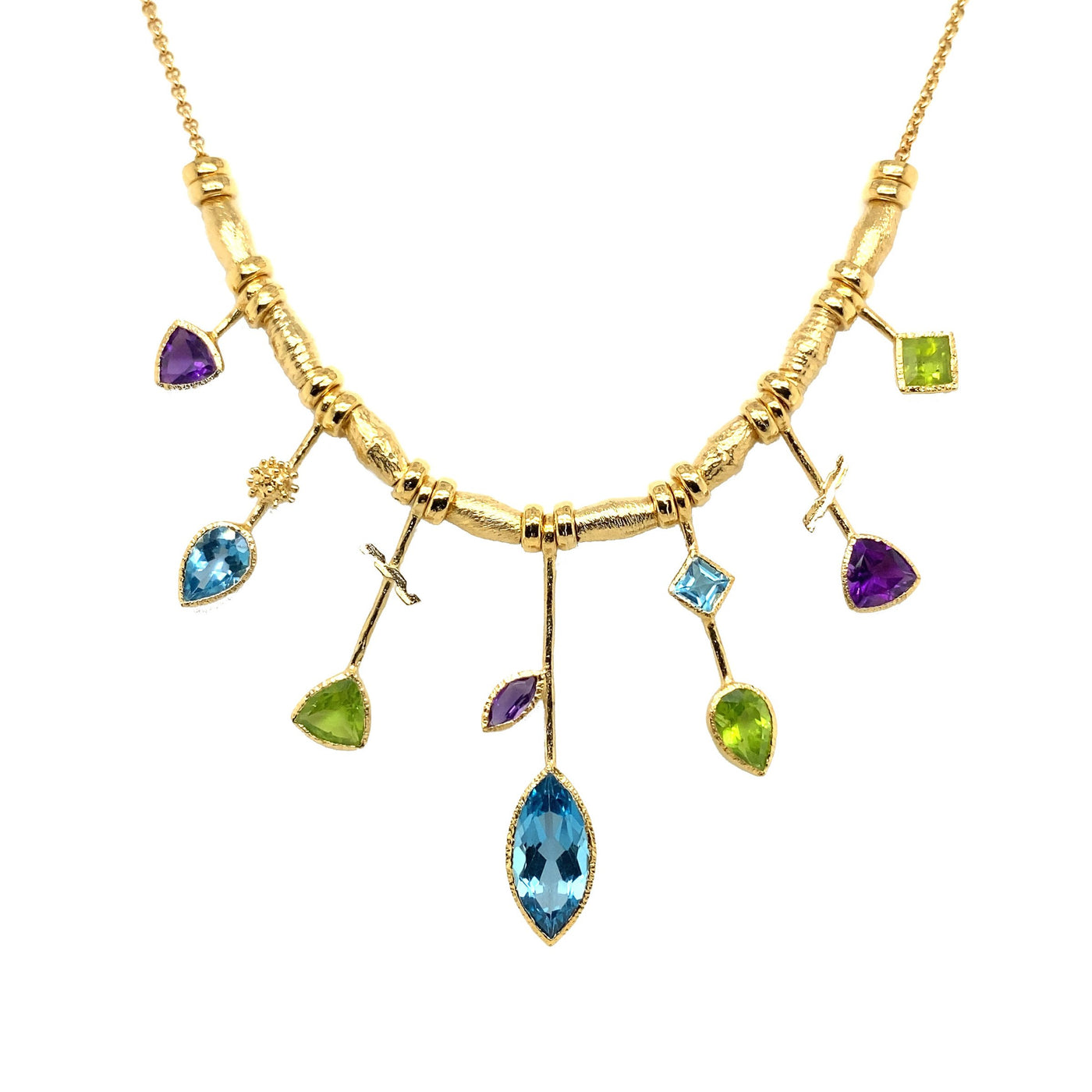 Seven Stick Edge Necklace IV