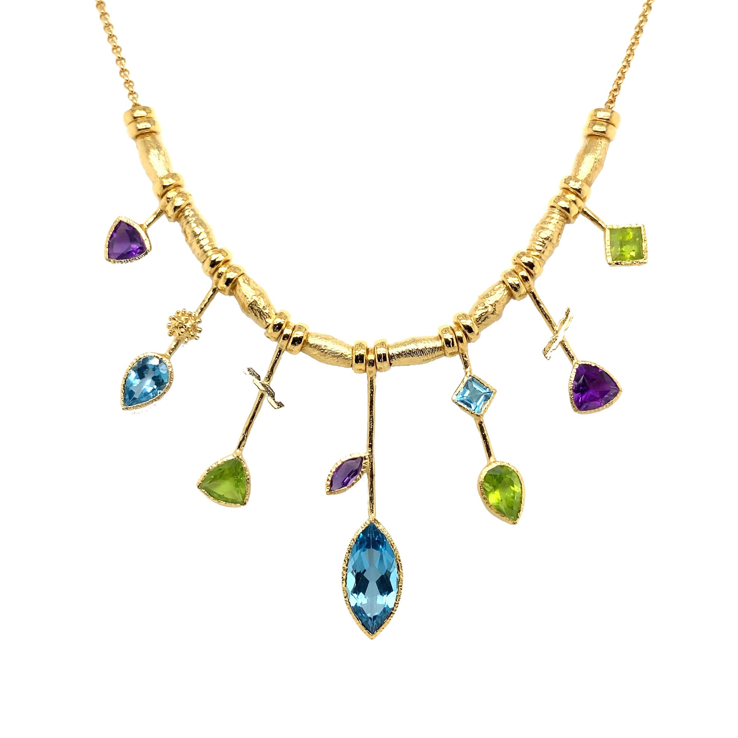 Seven Stick Edge Necklace IV