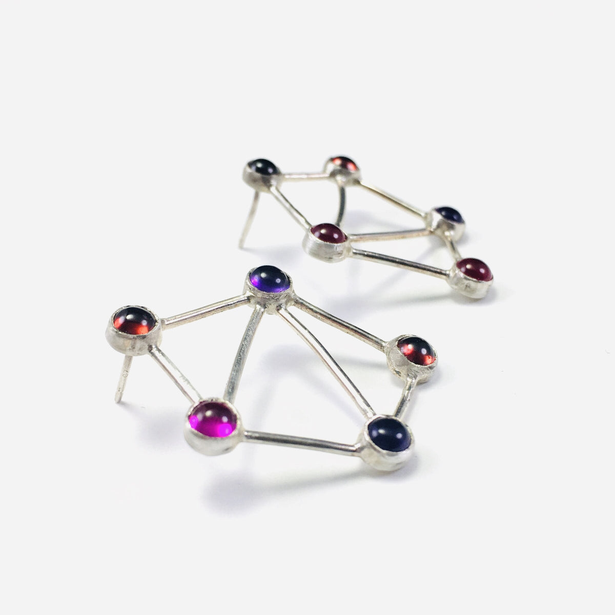 Red Constellation Earrings