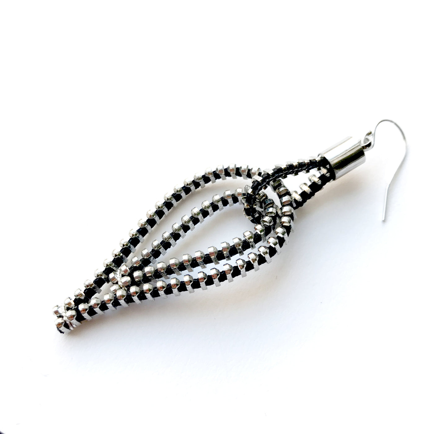 Feather Zipper Earrings