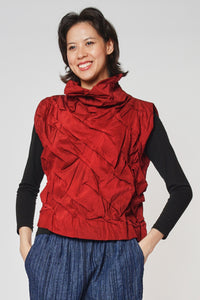 Wavy Tuck Shell Top #2