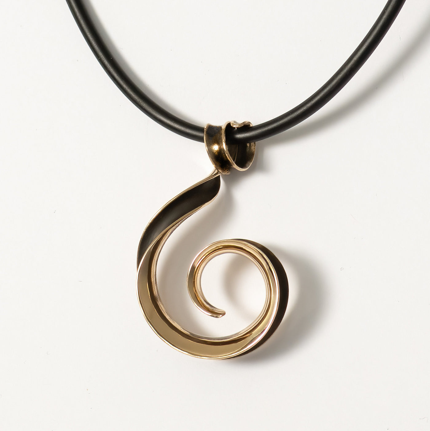 Bronze Spiral Pendant