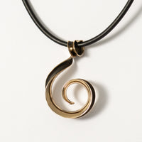 Bronze Spiral Pendant