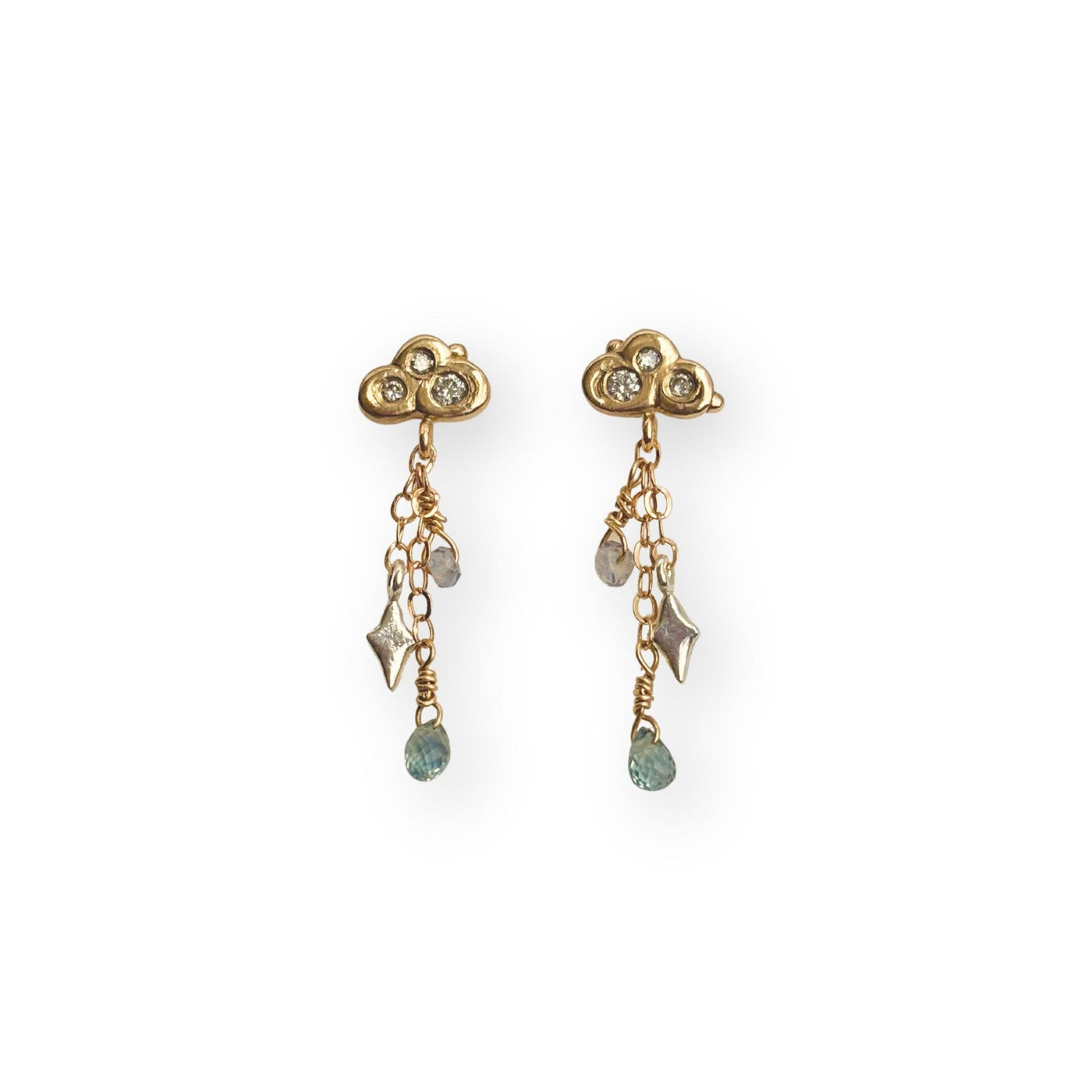 Night Cloud Diamond Earrings