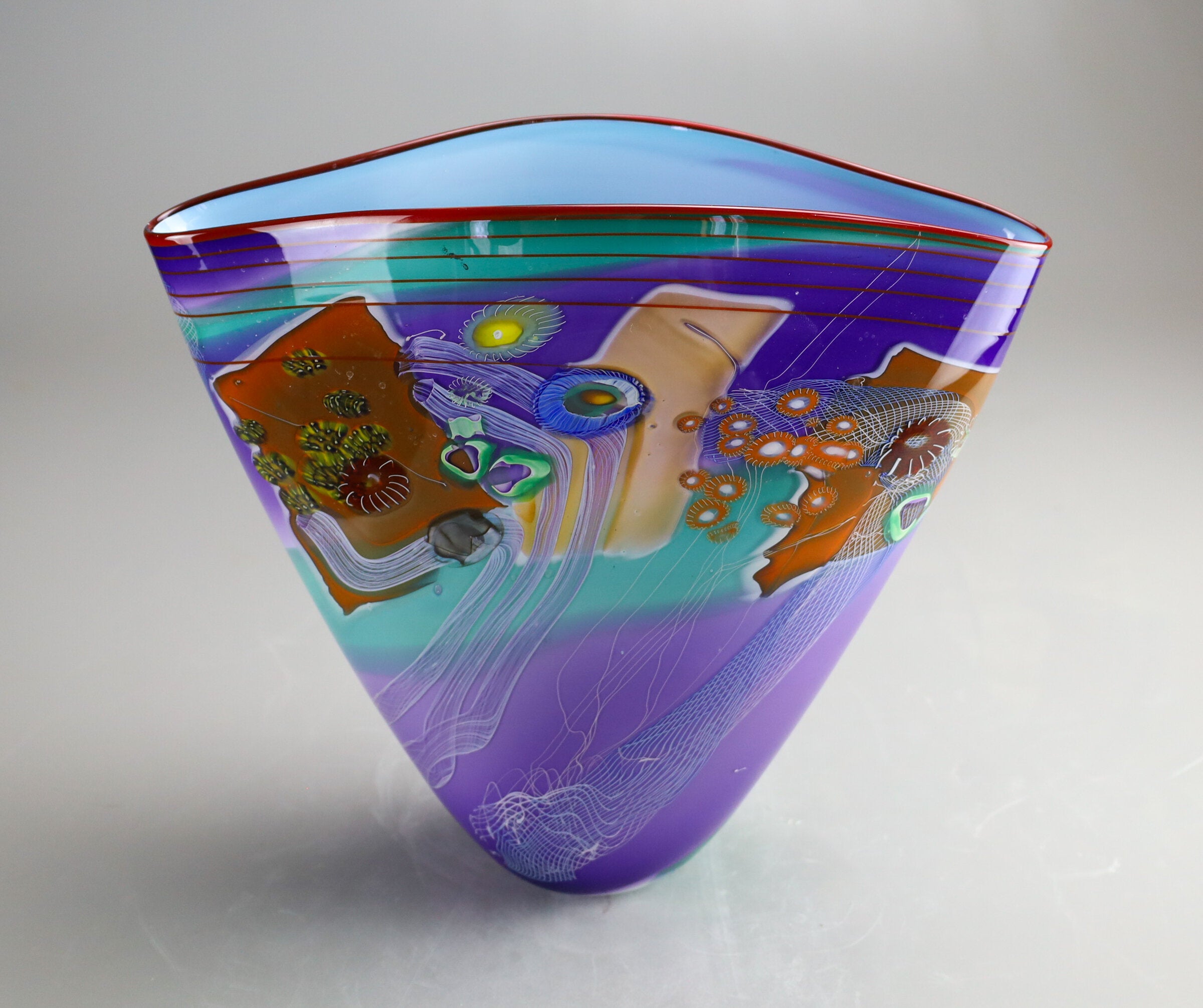 Purple Teal Colorfield