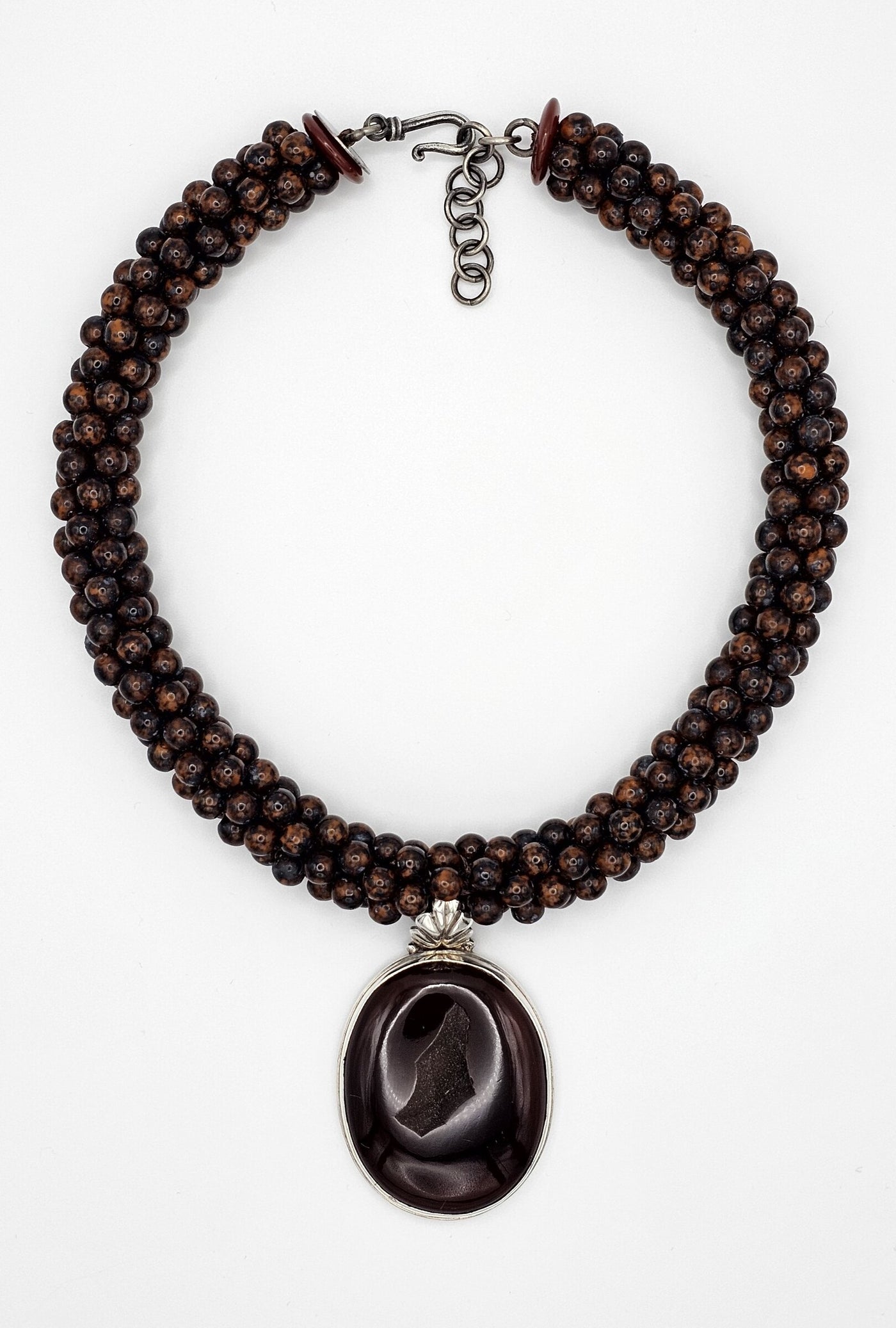Chocolate Druzy Quartz Choker