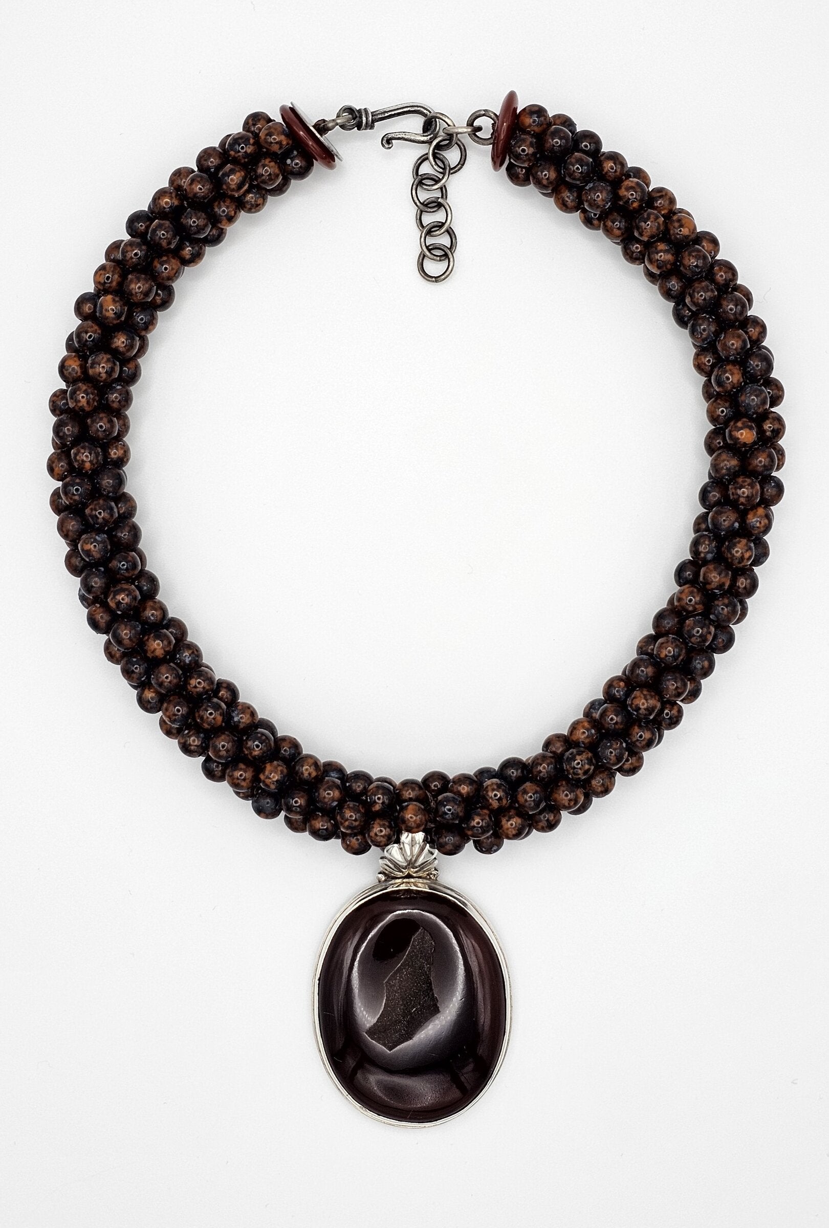 Chocolate Druzy Quartz Choker