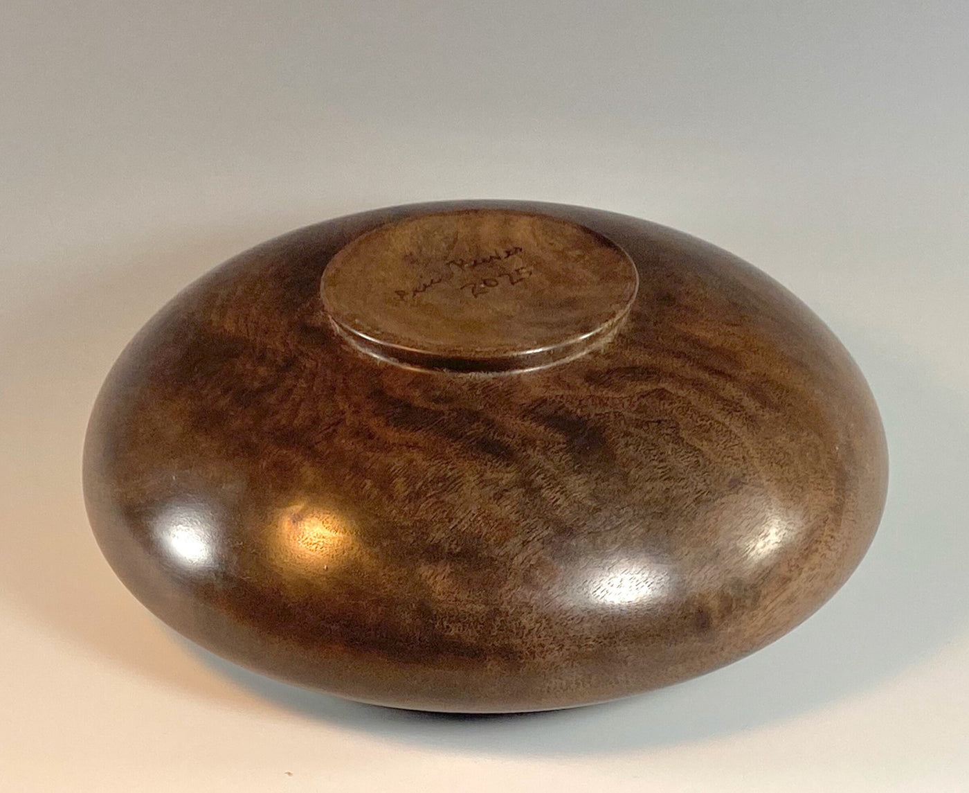 Claro Walnut Turned Vessel