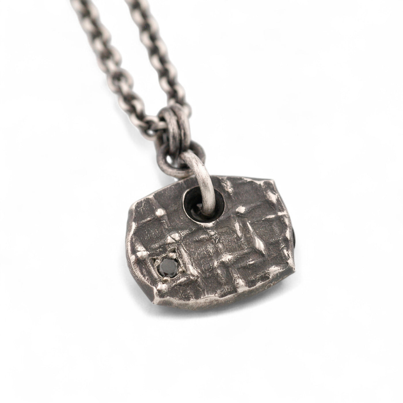 Reversible Black Diamond Pendant