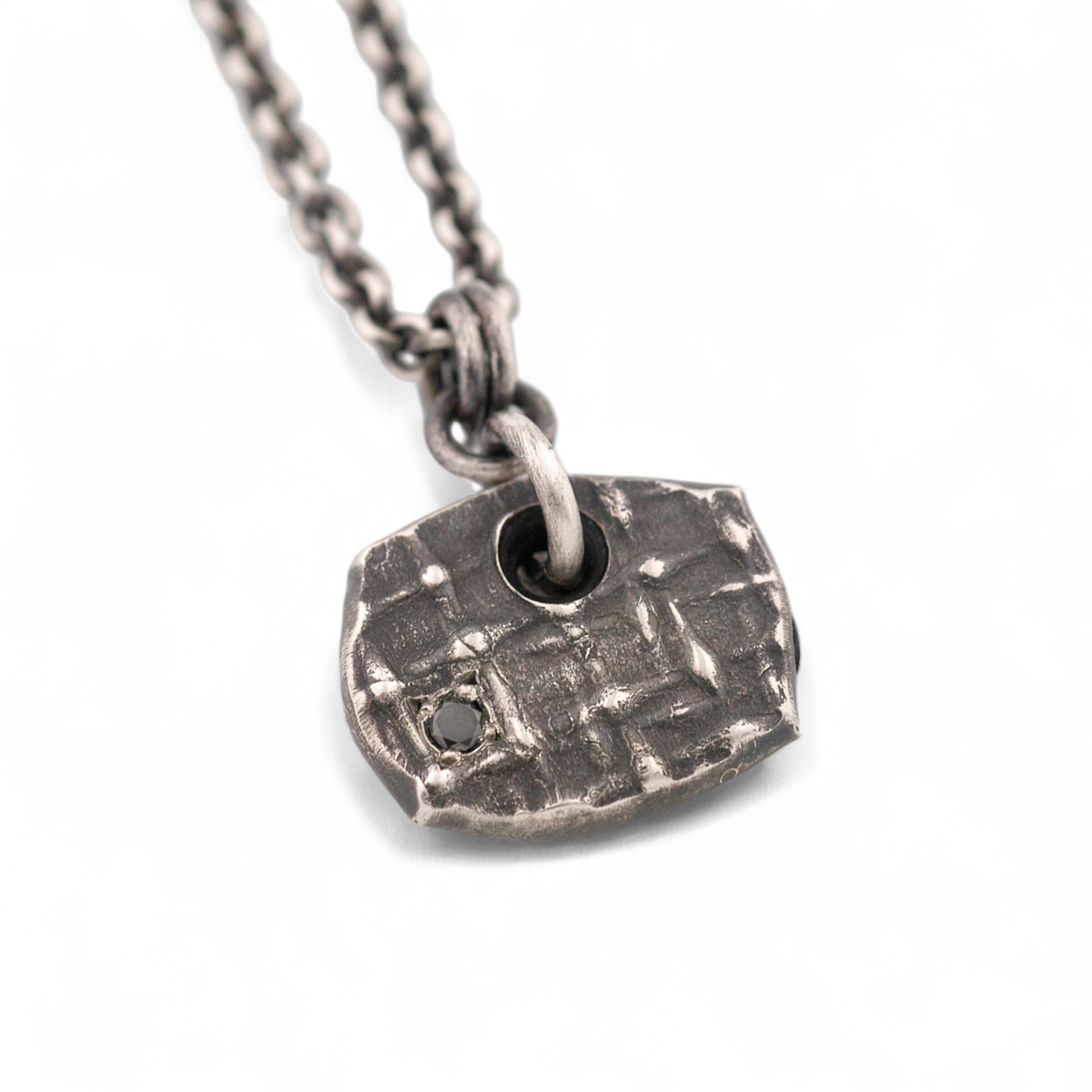 Reversible Black Diamond Pendant