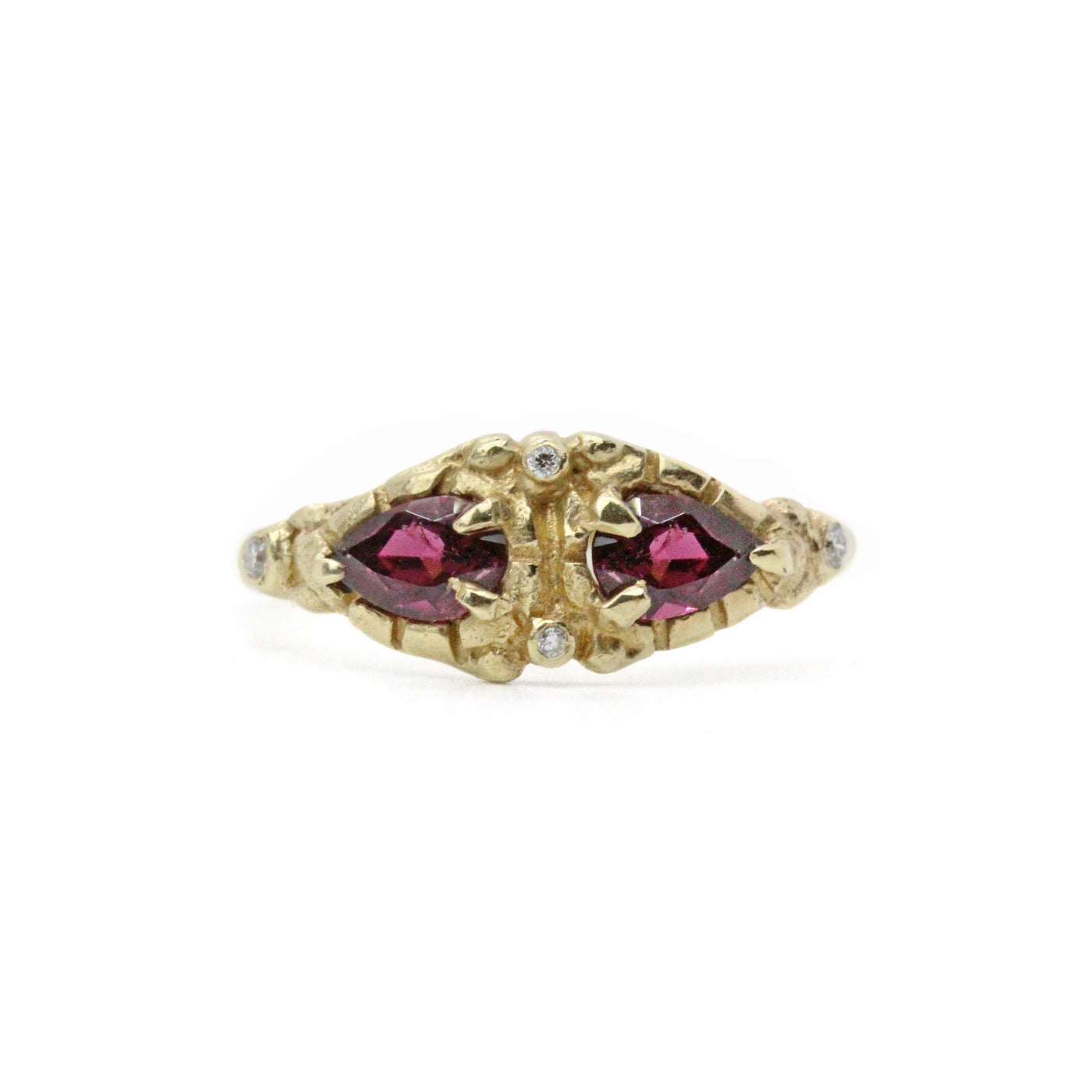 Garnet Masque Ring