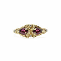 Garnet Masque Ring
